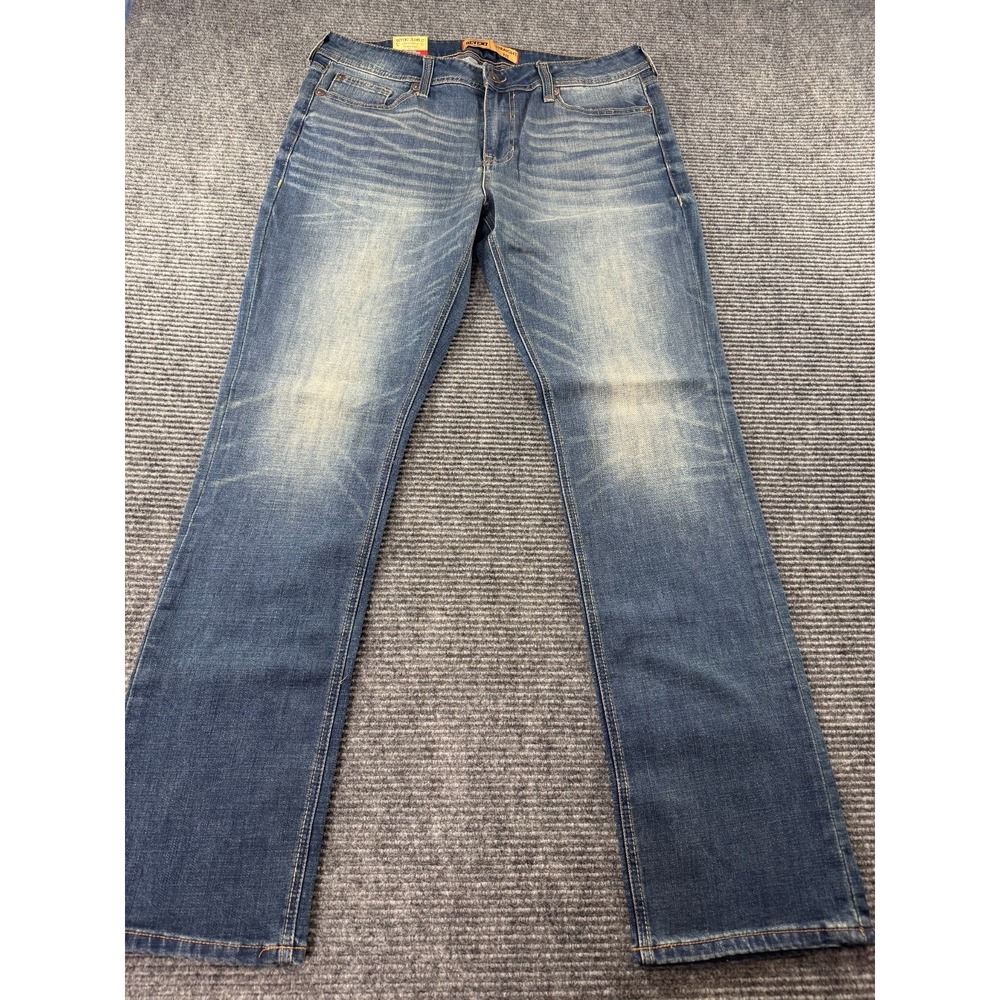 SEVEN7 Jeans Mens 36x34 Straight Fit Medium St James 4 Way Stretch Denim NWT - Picture 2 of 13